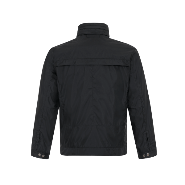 Black Executive Waterproof Windbreaker (ORION) For Men